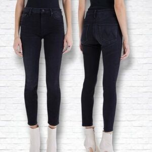 MOTHER The High Waisted Looker Ankle Jeans In Encounters At Night Size 29